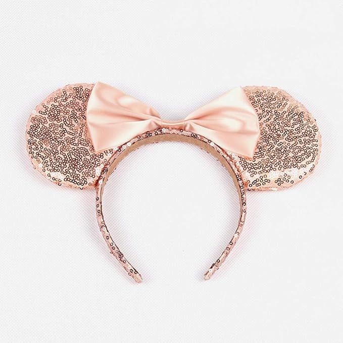 Mouse Ears Headbands Butterfly Glitter Hairband… | Amazon (US)