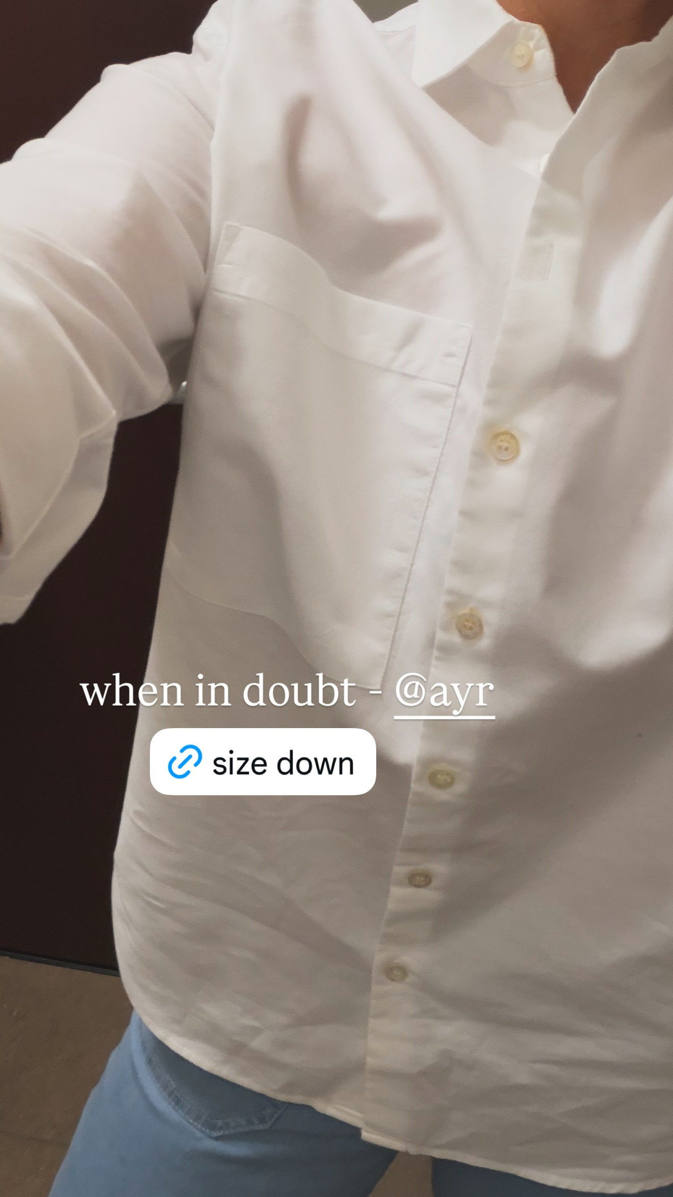 When in doubt... AYR. Size down! 

 