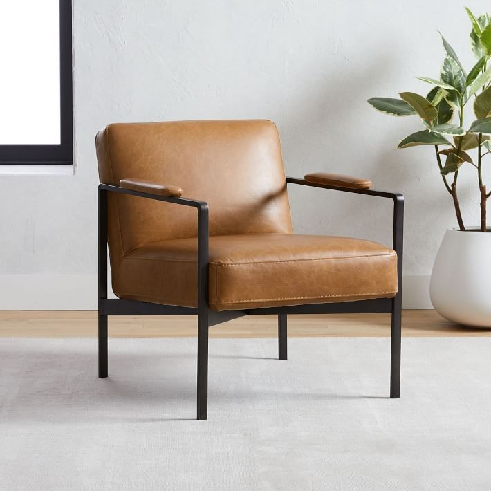 Highline Leather Chair | West Elm (US)