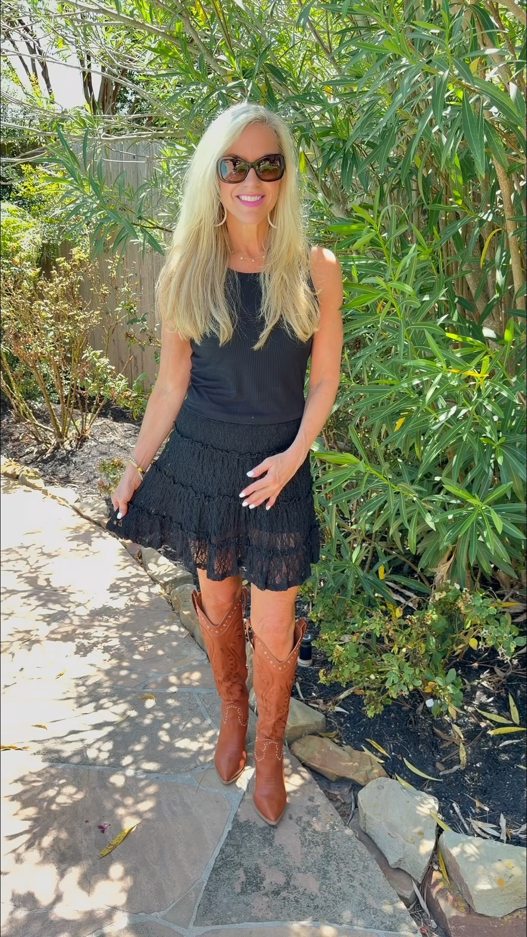 The perfect summer to fall outfit!  I am 5’4”, 113 lbs and wearing size XS in lace skort (4 top).

#LTKgrwm #LTKootd #LTKdayinmylife