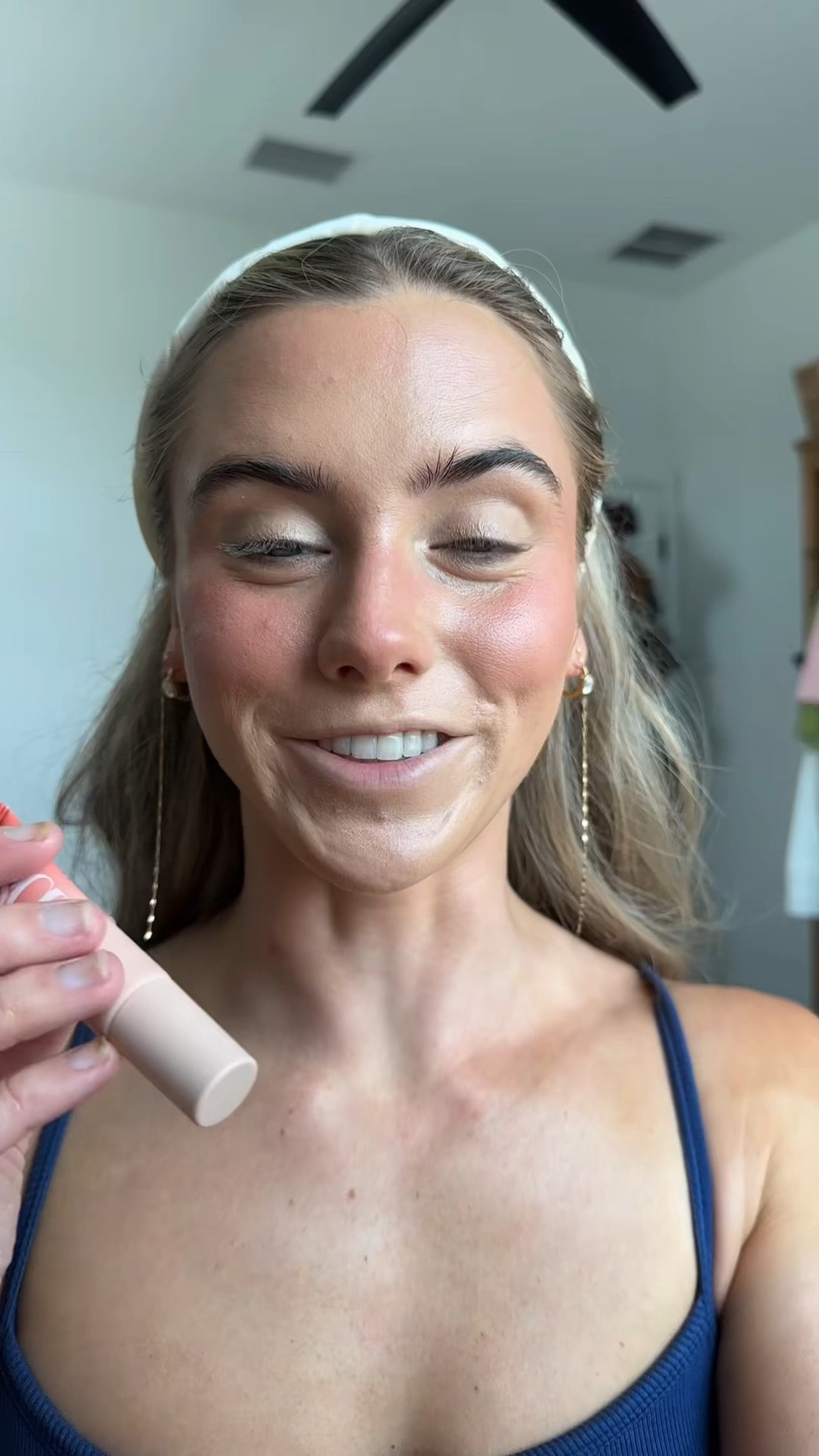 My code is SLOANE. A weightless liquid blush with serious pigment and a soft-stain finish. Cool Blush Serum Cheek Tint delivers buildable payoff—from a natural flush to bold color—with just a drop. Powered by squalane, hyaluronic acid, and hibiscus extract, it blends seamlessly into skin for a “just-pinched” look that stays put. The cooling metal tip delivers a unique swipe of color that looks more like skin and less like effort.

Shade Descriptions:
 
Cool Girl - Midtone Rose
Summer Girl - Bright Coral
Moody Girl - Bronzed Terracotta
Lover Girl - Warm Berry @dibsbeauty @ulta 

#LTKBeauty #LTKgrwm #LTKselfcare