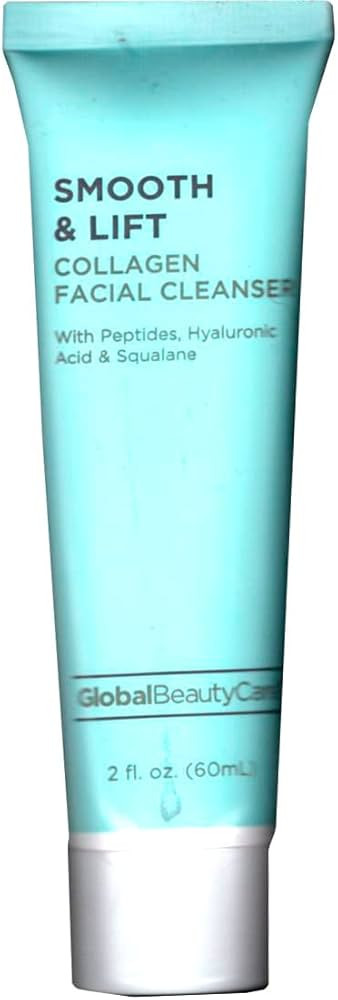 Global Beauty Care Smooth & Lift Collagen Facial Cleanser with Peptides, Hyaluronic Acid & Squala... | Amazon (US)