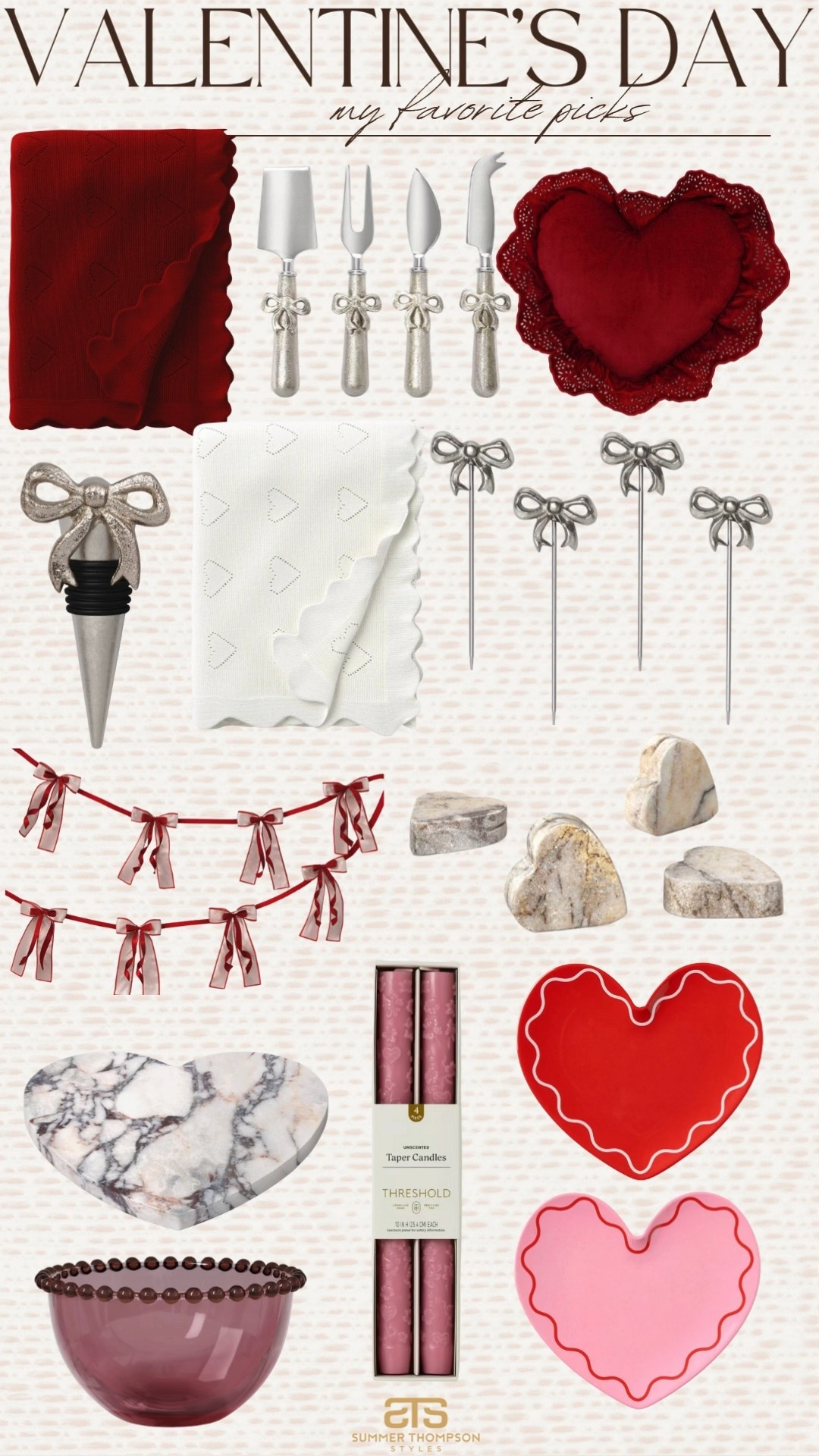 Some Valentine’s Day finds that are fun and affordable! 

Bow garland heart silver throw blankets trending best sellers viral affordable throw pillow candles 

#LTKHome #LTKSeasonal #LTKFindsUnder100