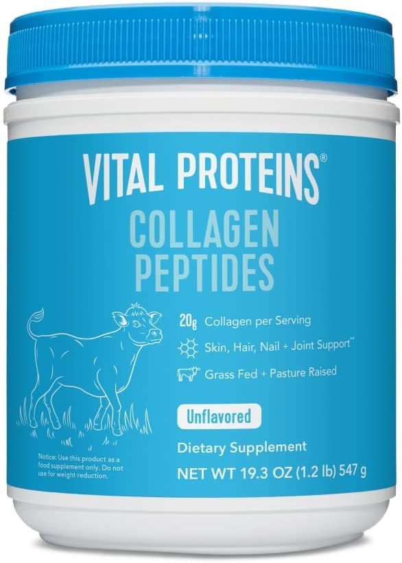 Vital Proteins Collagen Peptides Powder, Promotes Hair, Nail, Skin, Bone and Joint Health, Unflav... | Amazon (US)