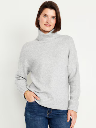 SoSoft Turtleneck Tunic Sweater | Old Navy (US)