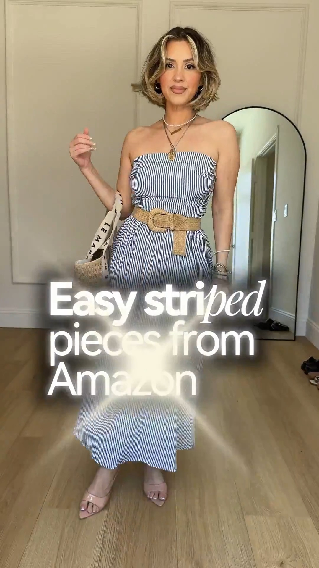 Striped favorites from Amazon 🤗🙌🏼🤍😎

Wearing small in everything 🥰

‼️🚨So the first striped dress, I had to cut a slit in the back bc it’s hard to walk with it otherwise. Also it’s tall-girl friendly! 

#LTKU #LTKootd #LTKgrwm