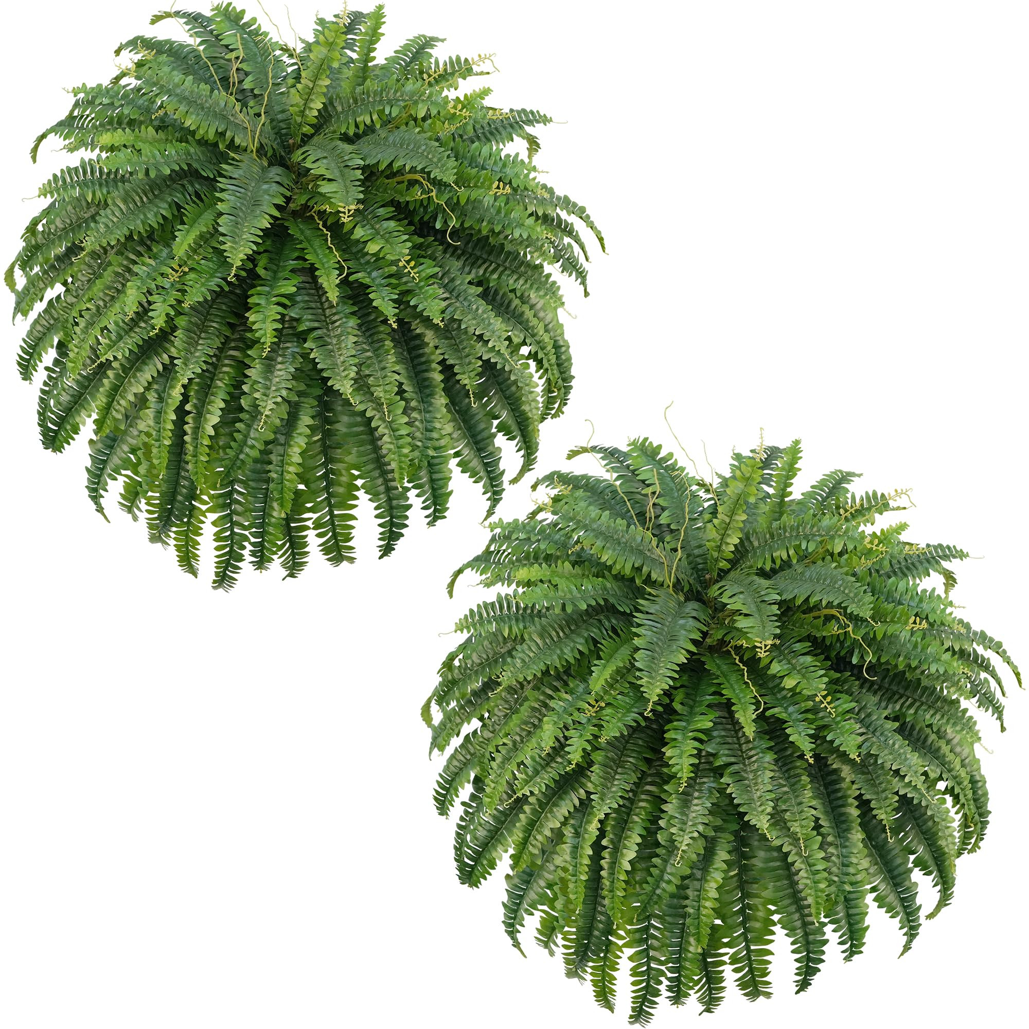 Amazon.com: FOREST PRINCE 50" Fake Ferns Bush Plants with 96 Frond, 2 Faux Ferns for Outdoors Planter Large Garden Porch Entrance Balcony Windowsill Home Decor : Home & Kitchen | Amazon (US)