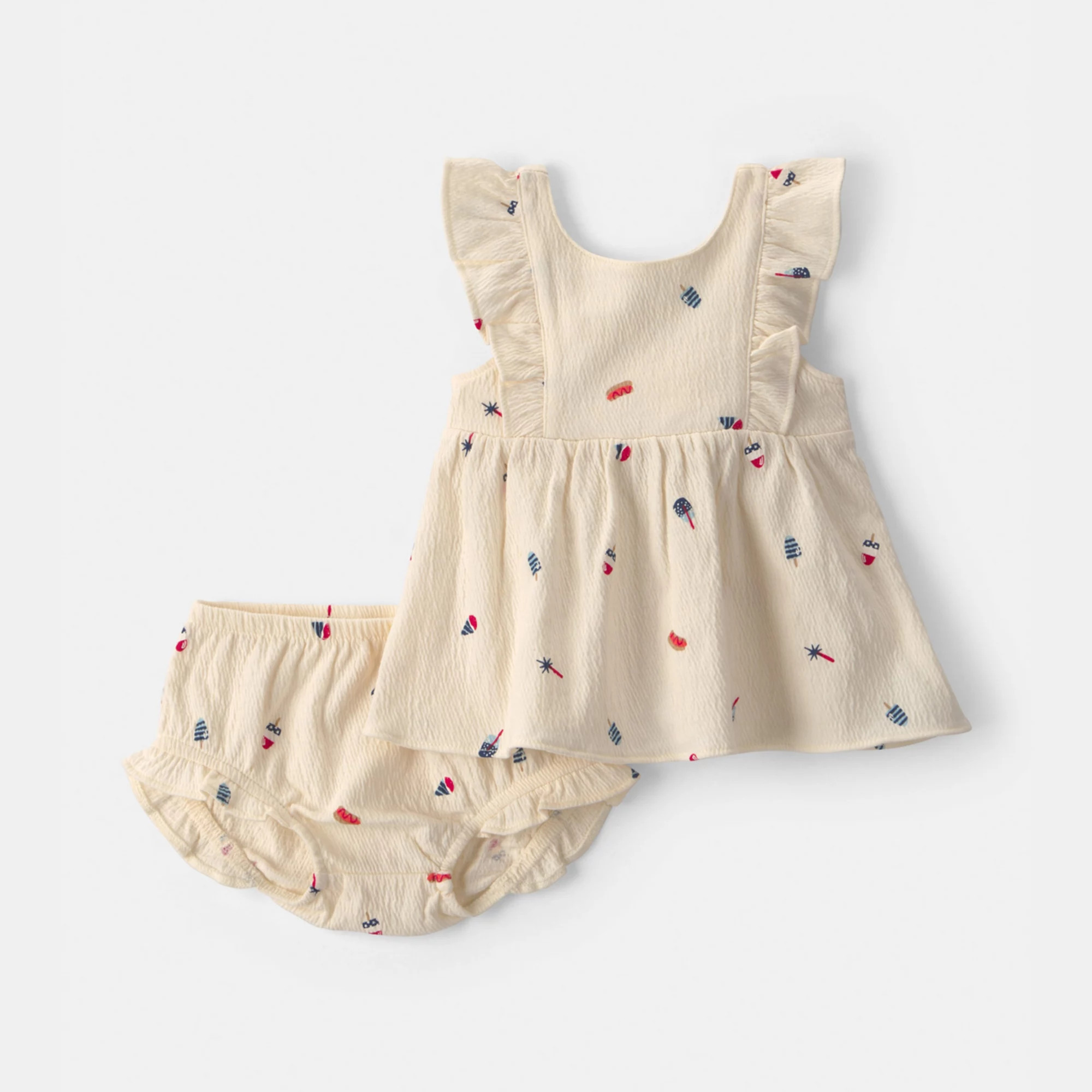 Baby Girl Carter's 2-Piece Fourth of July Top & Short Set | Kohl's
