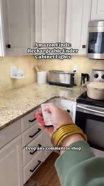 Love these rechargeable under cabinet lights!

Amazon / Amazon find / Life hack / Kitchen finds 

 #LTKHome