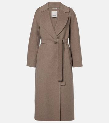 Elisa virgin wool wrap coat | Mytheresa (UK)