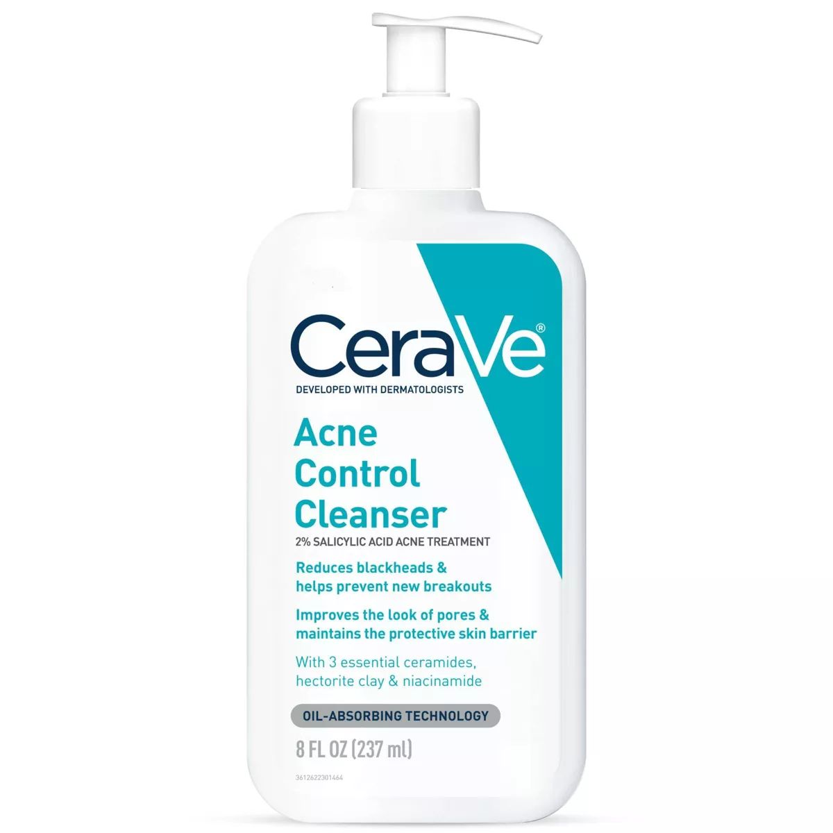 CeraVe Acne Face Cleanser with 2% Salicylic Acid and Purifying Clay for Oily Skin | Target