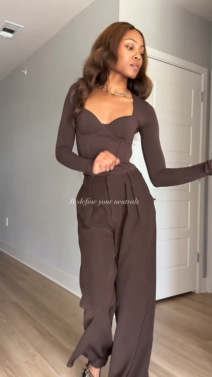 Redefine Your Neutrals 

Both the top and pants are from @ta3  these trousers fit so well and I love the quality of them, as well as the top with the signature corset feature 😍

Here’s some tips for redefining your neutrals: 

- Question why you lean towards a particular color. 

- Understand your undertones and what neutrals may actually work better with them.

- Try on colors with different undertones to really understand what works with you (try on off white then try on a crisp pure white to see which one looks better on you) 

- Find shades that flatter your complexion. Think creamy ivories, warmer taupes, deep mochas, or even olive shades. Neutrals don’t have to be flat. They can be rich & dimensional.

#neutrals #redefineneutrals #chocolatebrown #styleinspo #howtostyle #styleinspiration #grwm #style #Styleadvice #stylist #styled
#howtostyle #ootd #grwm #grwmoutfit #grwmvideo #styleinspo #styleinspiration #styleblogger #style #styleoftheday #styleover40 #styleover30 #styleblog #outfitinspiration #dallasinfluencer #dallasstyle #dallasstylist #dallascontentcreator #dallasfashionblogger