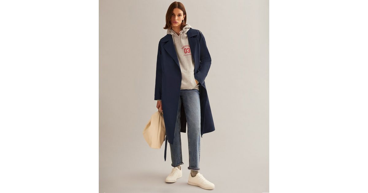 Navy Belted Duster Mac
						
						Add to Saved Items
						Remove from Saved Items | New Look (UK)