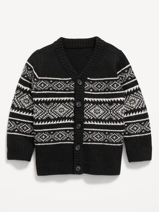 Fair Isle Button-Front Cardigan Sweater for Toddler Boys | Old Navy (US)