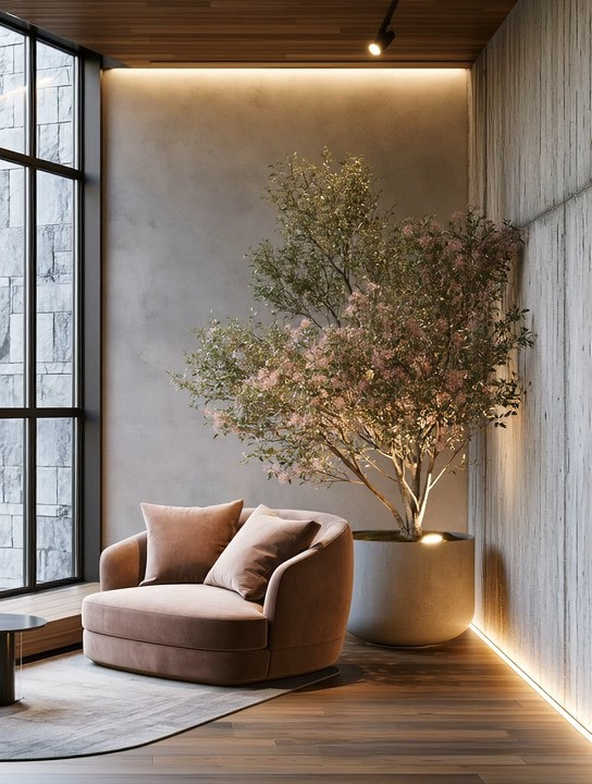 Your indoor tree shouldn't disappear when the sun goes down.

Indoor trees have become one of the defining elements of modern homes. They soften architecture, bring nature indoors, and add life to every room. But once evening arrives, many beautiful trees simply fade into the background.

The secret? A simple spotlight.

By adding a small uplight inside or behind your planter, your tree becomes part of your evening decor instead of disappearing into the shadows. The light highlights the trunk, branches, and leaves, creating beautiful depth, warmth, and a calming atmosphere that pairs perfectly with layered lighting.

It's a simple upgrade with a dramatic impact. Your tree becomes living artwork during the day and a sculptural feature at night.

Browse our curated collection of indoor trees, elegant planters, and accent lighting to create a home that's just as beautiful after sunset as it is in daylight.

Because the most beautiful homes are designed for every hour of the day.

#IndoorTrees #LayeredLighting #HomeDecor #ElegantAndDriven 

 #LTKHome