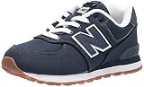 New Balance 574 V1 Lace-Up Sneaker, Natural Indigo/Workwear, 4.5 US Unisex Big Kid | Amazon (US)