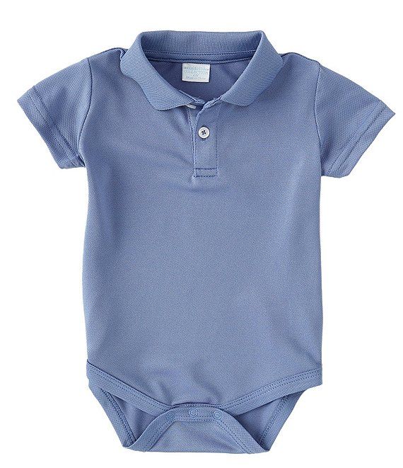 Baby Boys 3-9 Months Short Sleeve Synthetic Polo Bodysuit | Dillard's