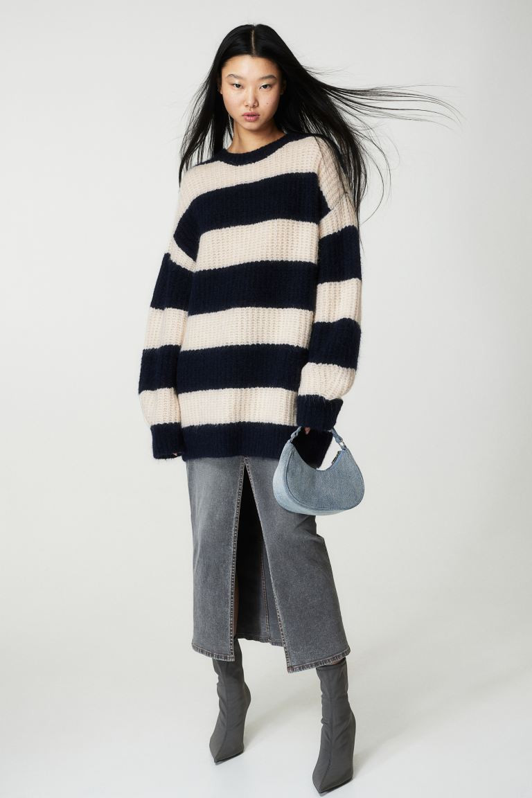 Oversized Rib-knit Sweater | H&M (US + CA)