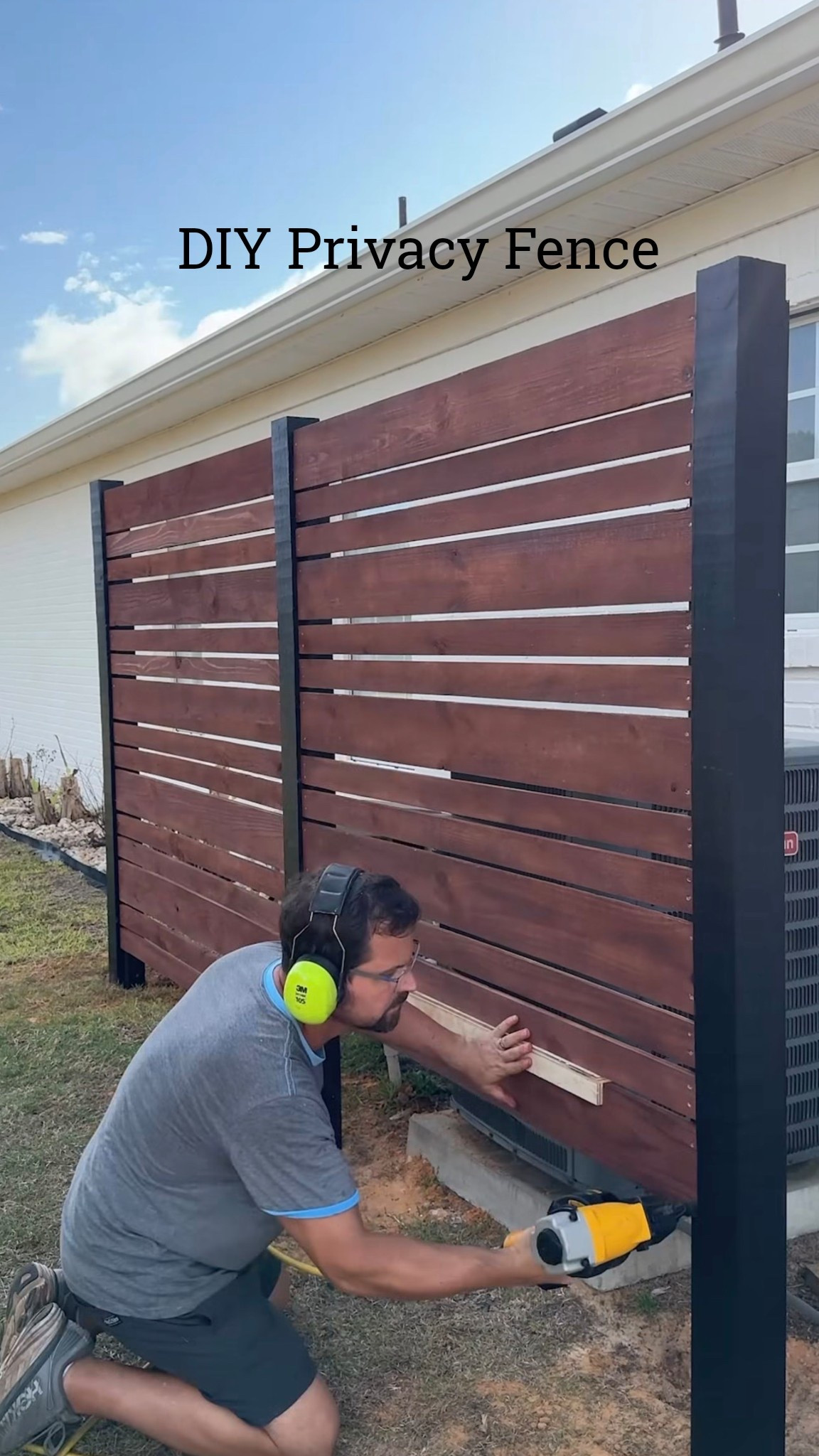 Privacy fence, HVAC fence #DIY #homeimprovement

#LTKHome #LTKSeasonal #LTKdayinmylife