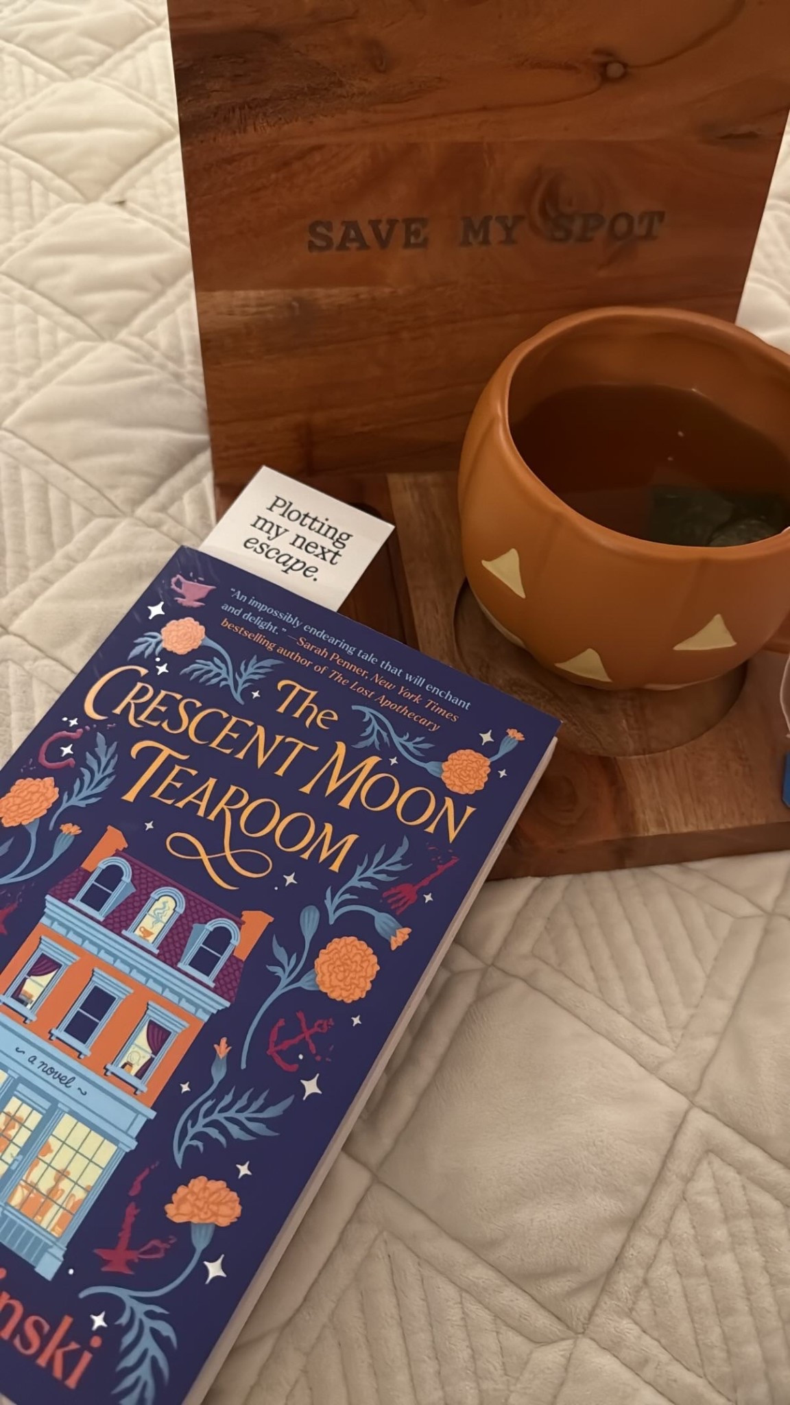 Andy gifted me this reading valet for my birthday last year and it’s one of my favorite gifts ever received! Cute and practical — I just makes reading even more fun and elevated 😌

Gift ideas, gifts for readers, pumpkins mug 

#LTKFindsUnder100 #LTKHalloween #LTKHoliday