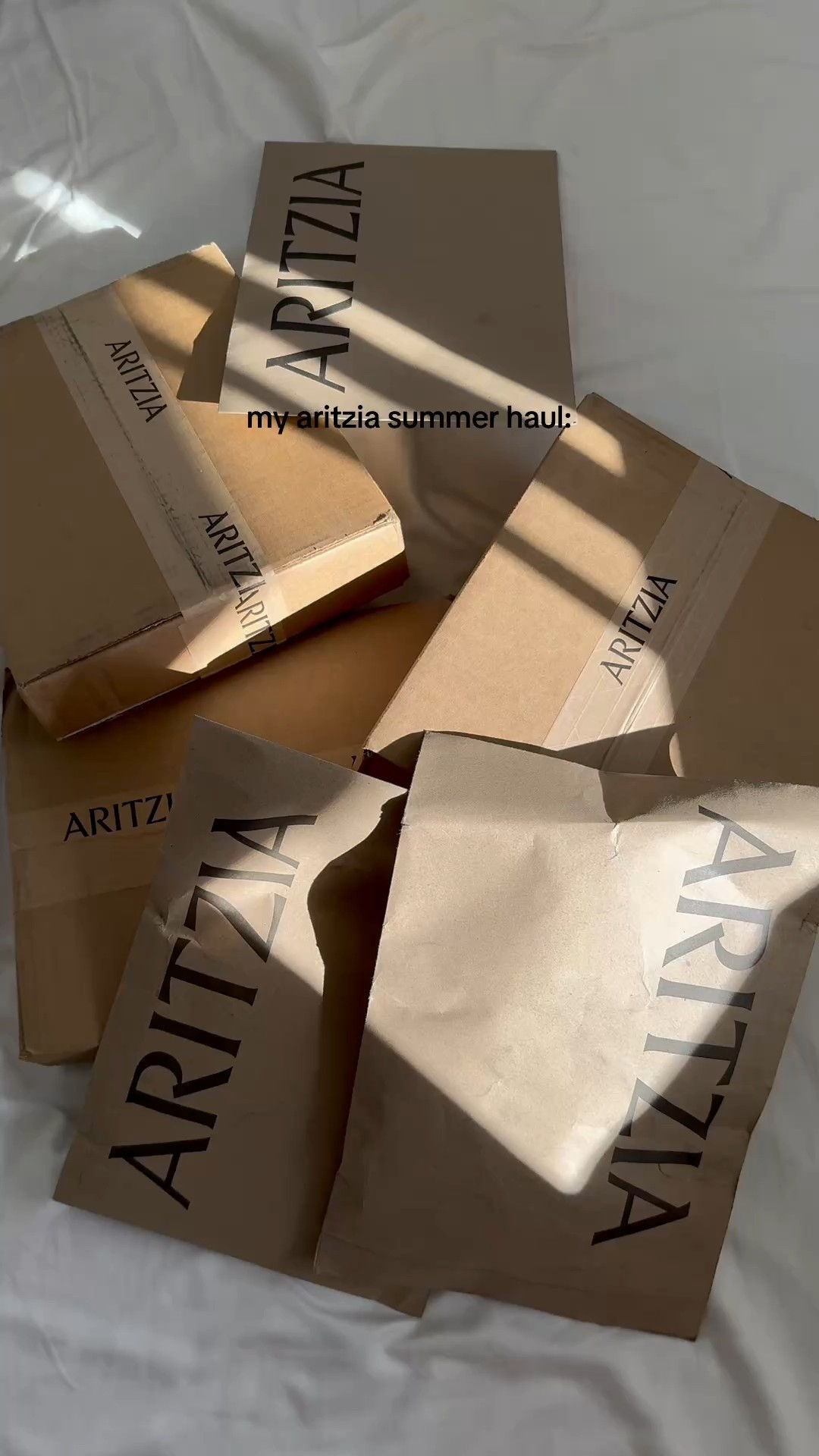 Currently on a shopping timeout 🥲 #aritzia #aritziahaul 