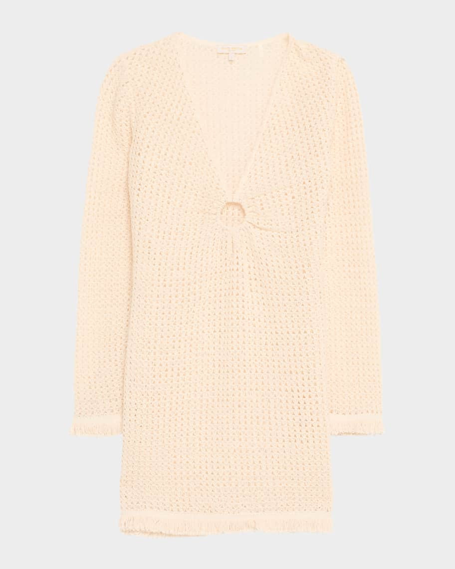 Ramy Brook Cassie Crochet Sun Dress Coverup | Neiman Marcus