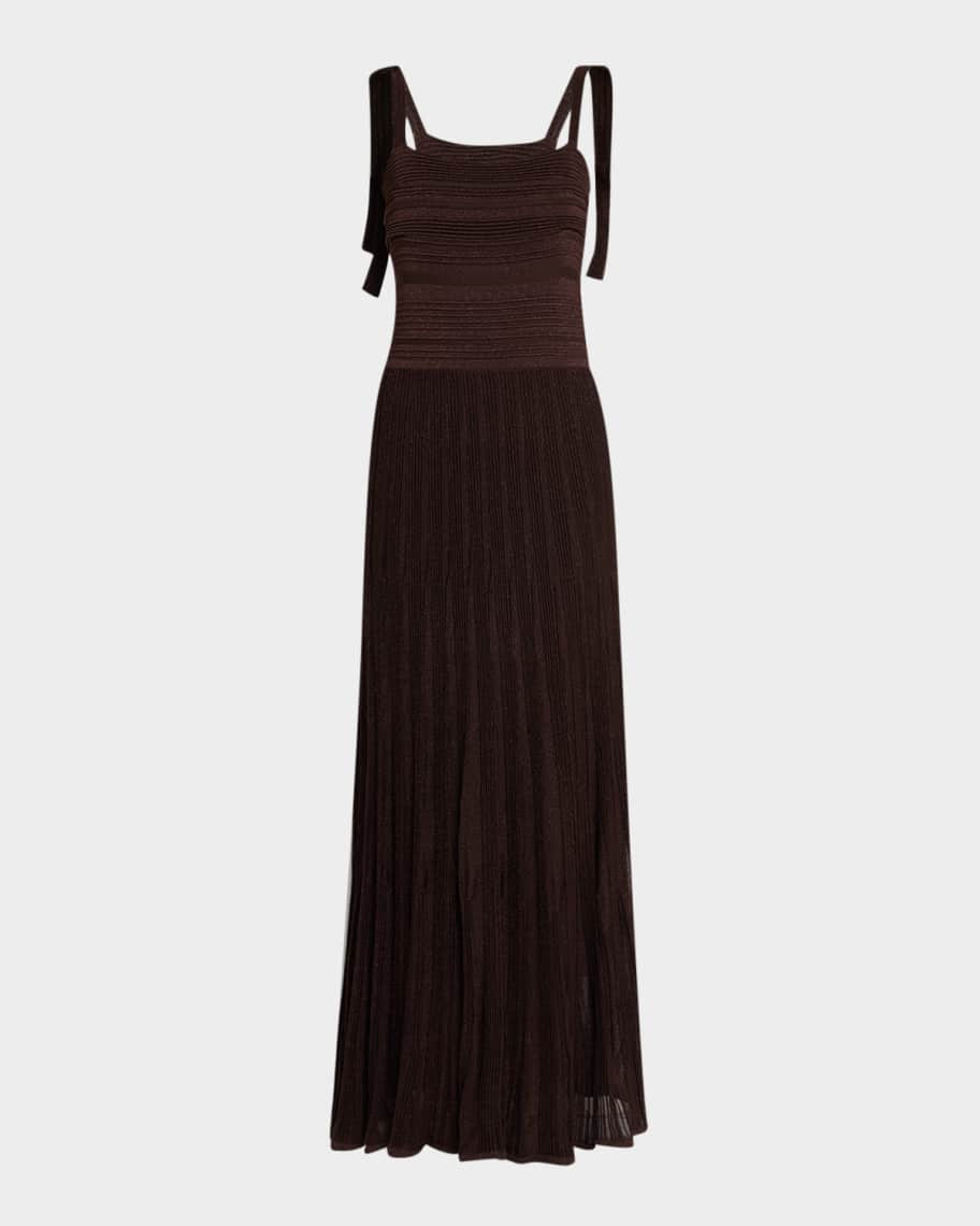 Zimmermann Lucky Metallic Tie Dress | Neiman Marcus