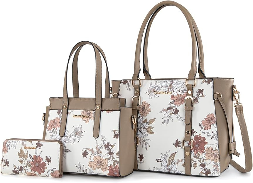 Montana West 3PCS Purses for Women Tote Bag and Wallet Set Shoulder Satchel Handbags | Amazon (US)
