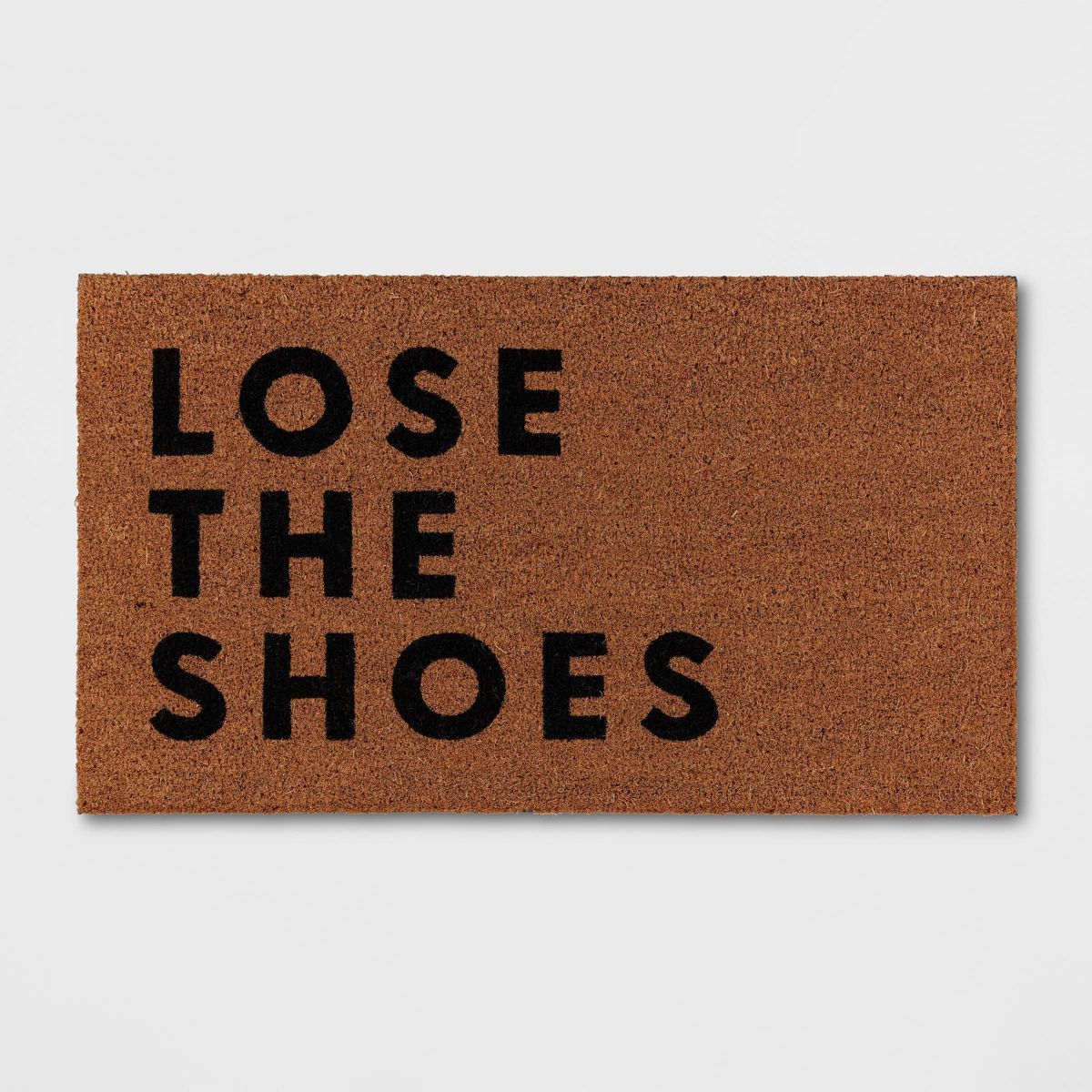 1'4"x2'4" 'Lose the Shoes' Coir Doormat Natural - Room Essentials™ | Target