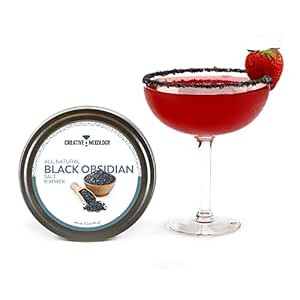 The Spice Lab Black Obsidian Salt - Cocktail Rimmer for Martinis & Margaritas - Black Salt Rimmer... | Amazon (US)