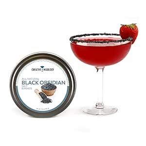 The Spice Lab Black Obsidian Salt - Cocktail Rimmer for Martinis & Margaritas - Black Salt Rimmer... | Amazon (US)