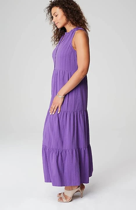 Sleeveless Tiered Maxi Dress | J. Jill
