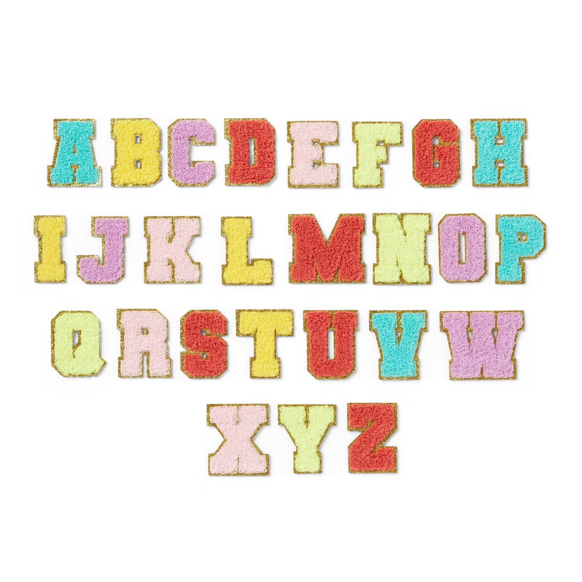 26ct Adhesive Letter Patches - Mondo Llama™ | Target