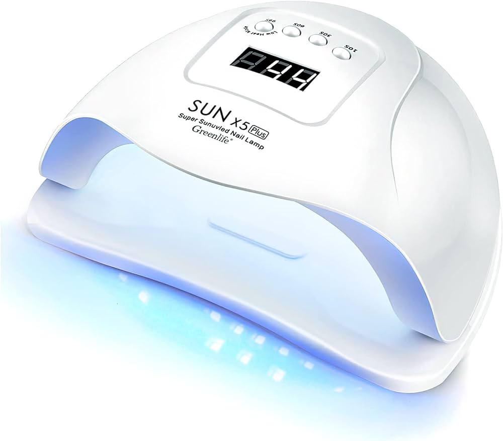GreenLife® 80W UV LED Nail Lamp Machine, soak off nail Gel Polish Curing dryer with 4 Timer Sett... | Amazon (CA)