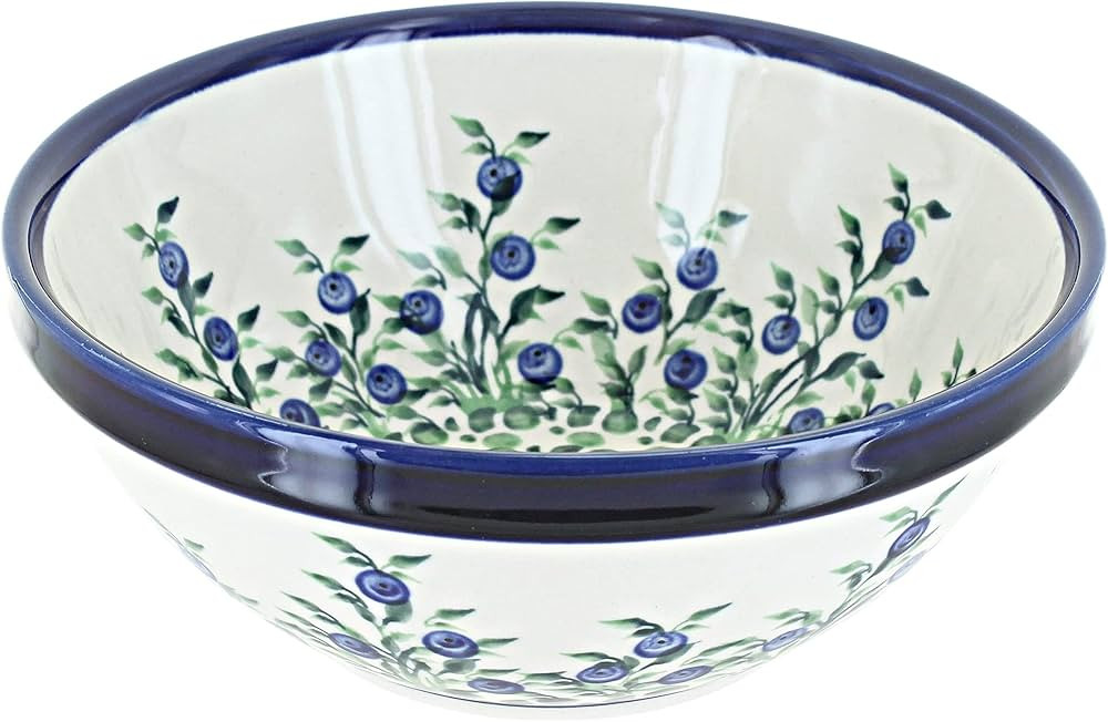 Blue Rose Polish Pottery Porcelain Vine Small Serving Bowl | Amazon (US)