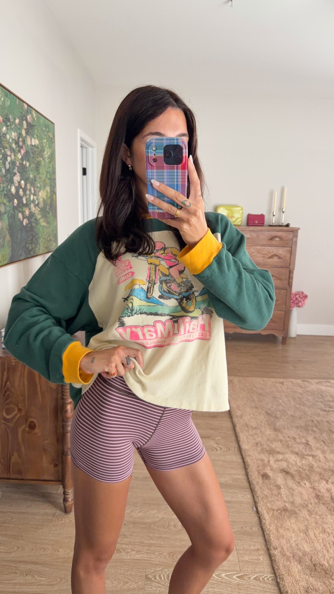 Walk outfit! Wearing a L for an oversized fit and linked super similar biker shorts!

#LTKmorningroutine #LTKfitnessgoals #LTKootd