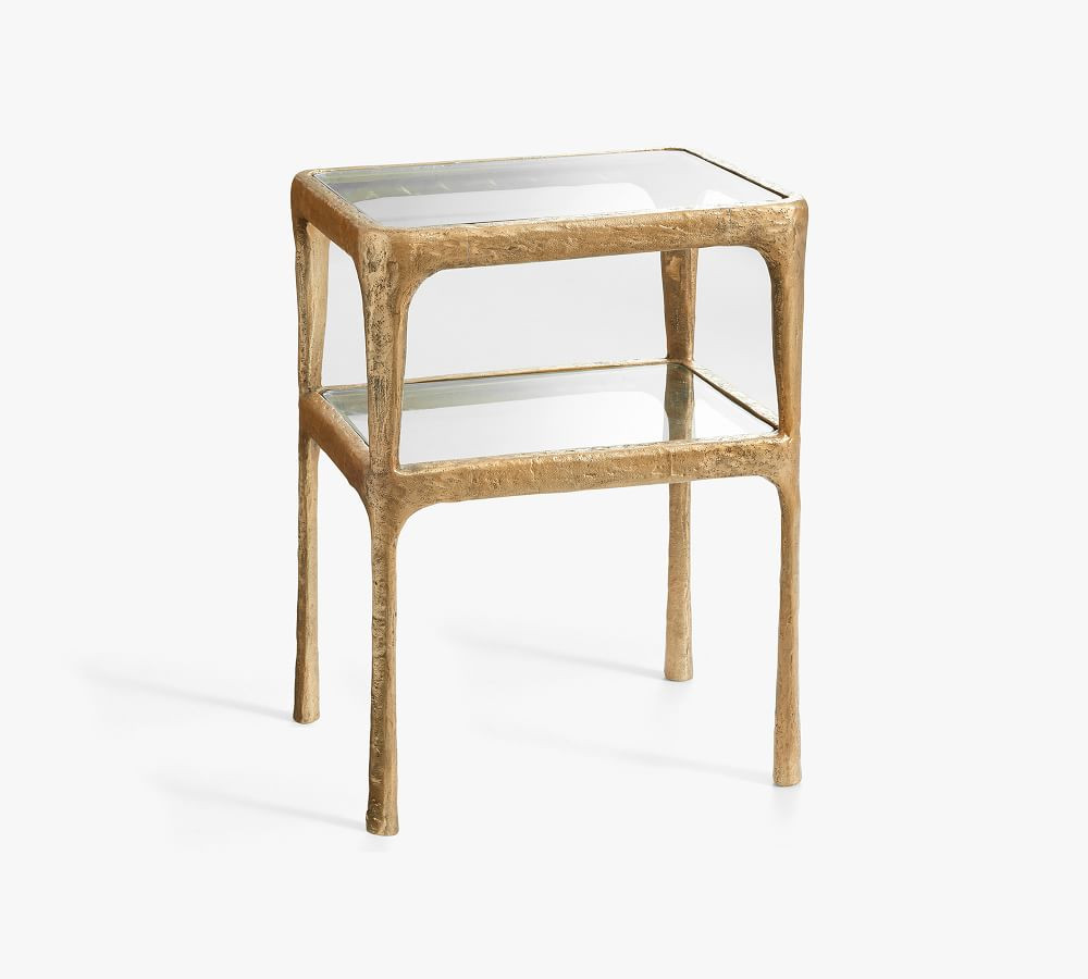 Bodhi 18" Metal Nightstand | Pottery Barn (US)