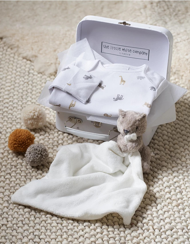 Safari Baby Gift Set (0–6mths) | Baby Gift Sets | The White Company | The White Company (UK)