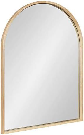 Kate and Laurel Valenti Modern Arched Wall Mirror, 23.5 x 31.5, Natural, Transitional Mirror for ... | Amazon (US)