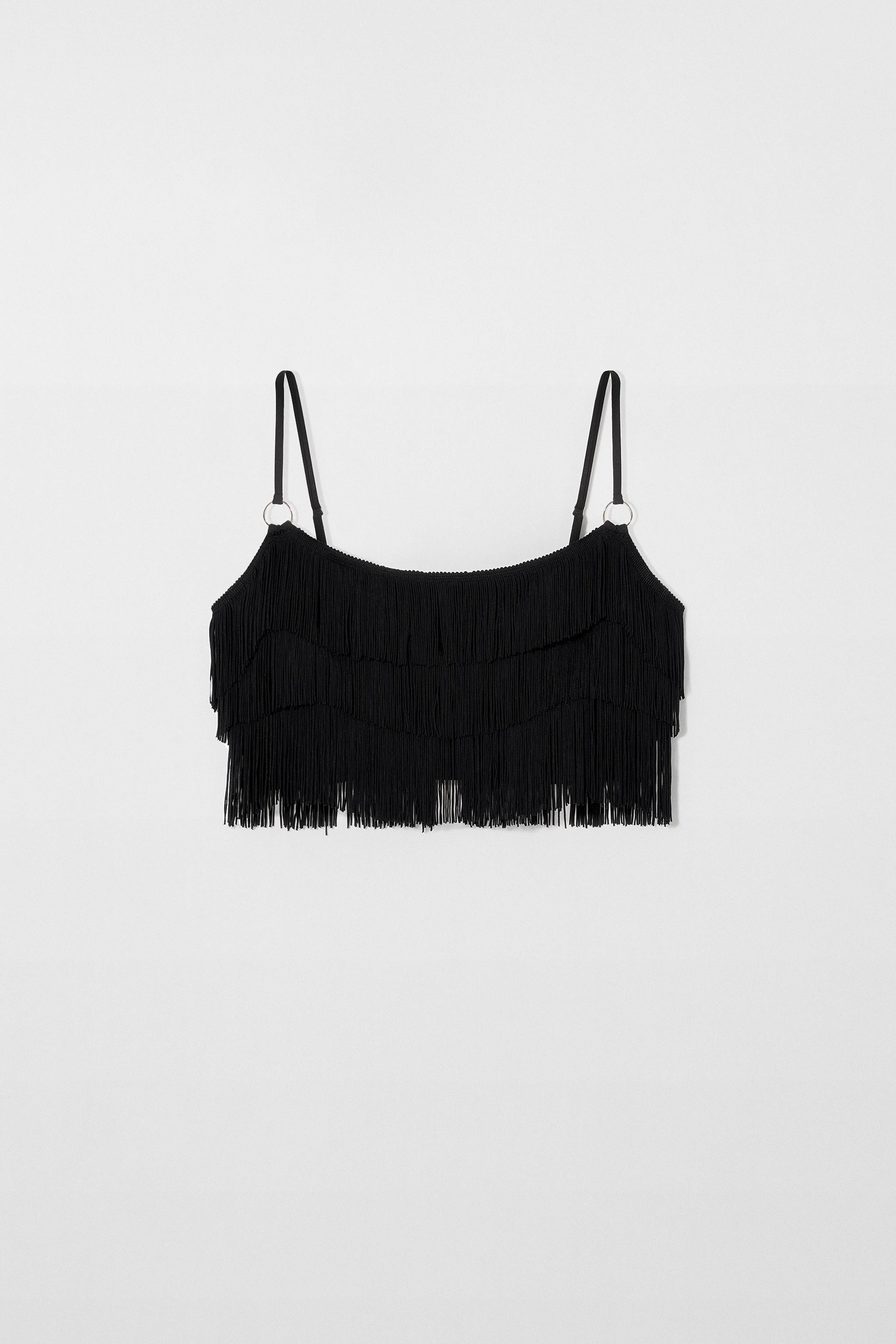 FRINGED BIKINI TOP KATE MOSS X ZARA | Zara UK