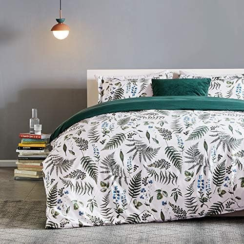 SLEEP ZONE Bedding Duvet Cover Sets Printed Pattern Tropical Plants 120gsm Ultra Soft Zipper Clos... | Amazon (US)