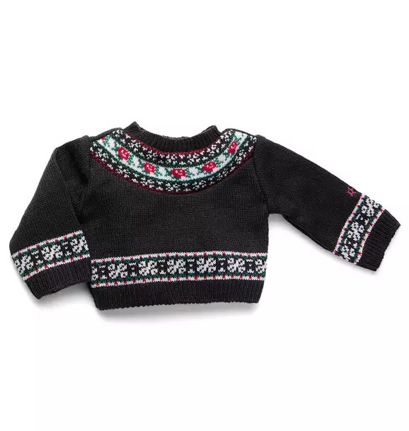 American Girl® x Janie And Jack Rose Fair Isle Sweater For Dolls | Janie and Jack
