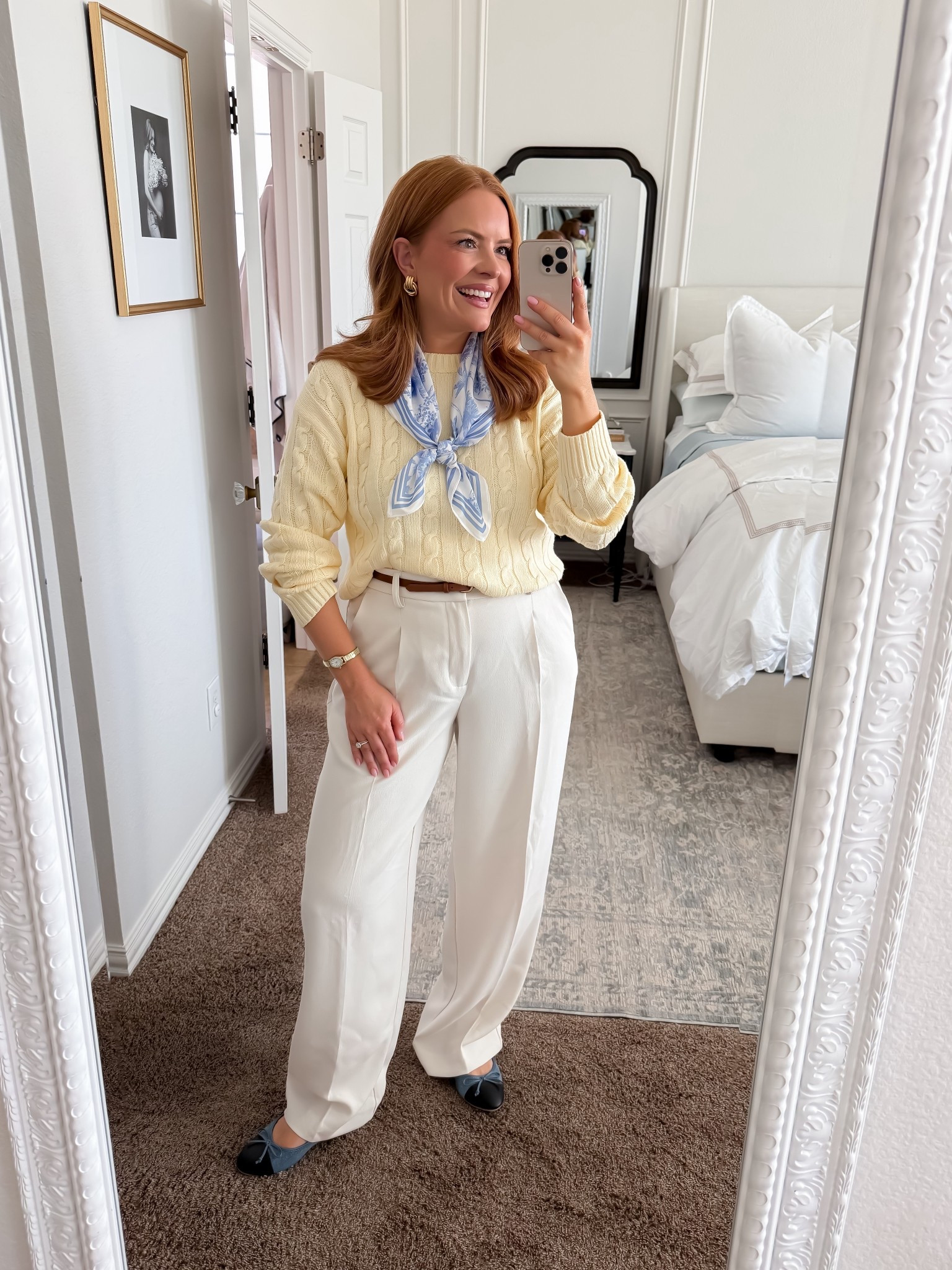 Mom workwear look💛 effortless and easy! Two of my favorite things when it comes to putting a work outfit together! I got a medium in the sweater and my regular size in the target pants!

#LTKWorkwear #LTKmomlife #LTKootd