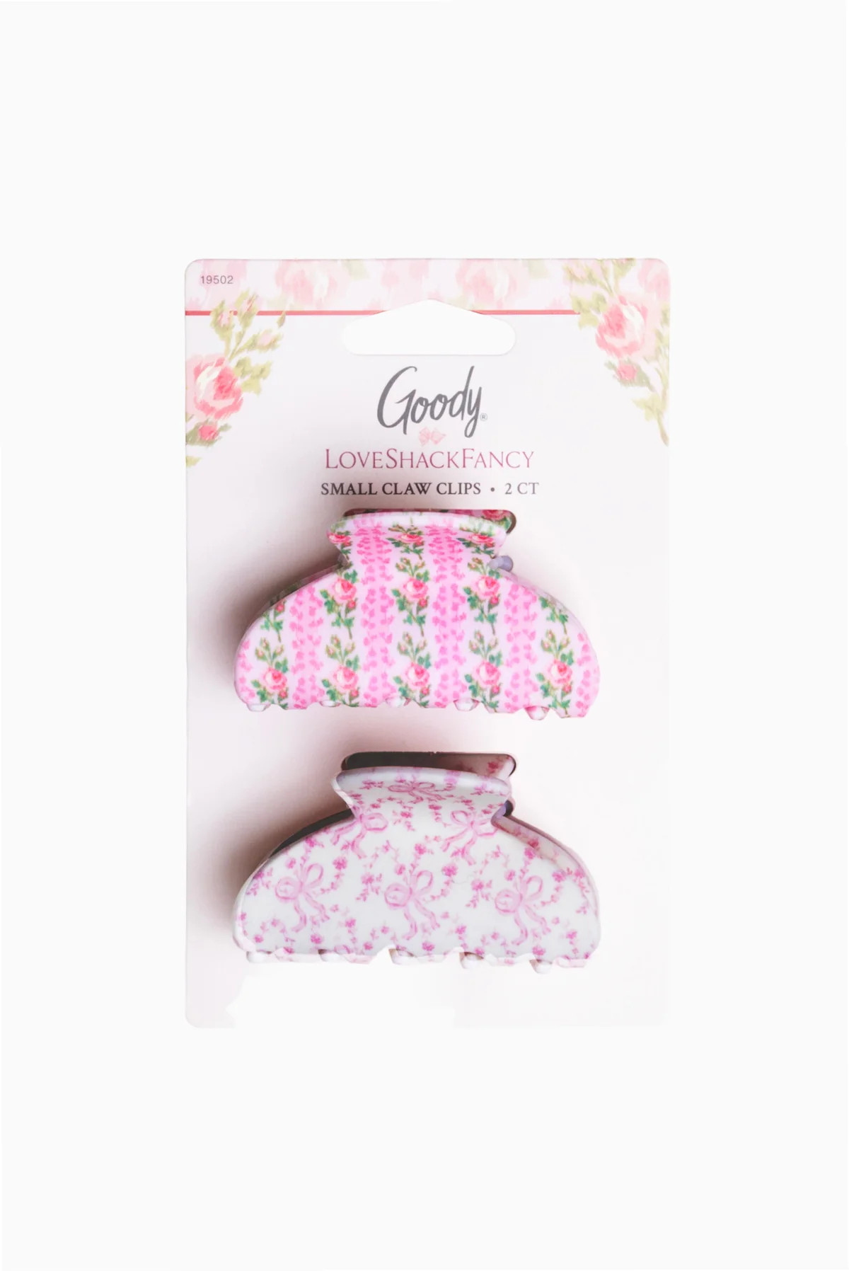 Goody x Love Shack Fancy Small Claw Clip - 2ct - Blooming Heirloom and Coquette Bow | LoveShackFancy