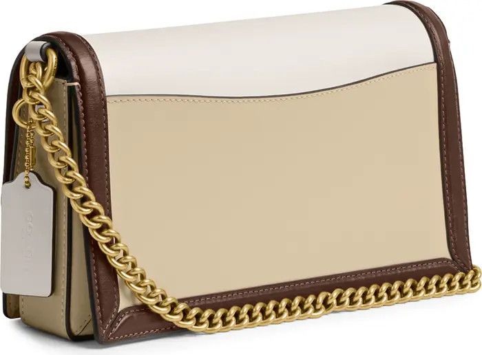COACH Hutton Colorblock Leather Shoulder Bag | Nordstrom | Nordstrom