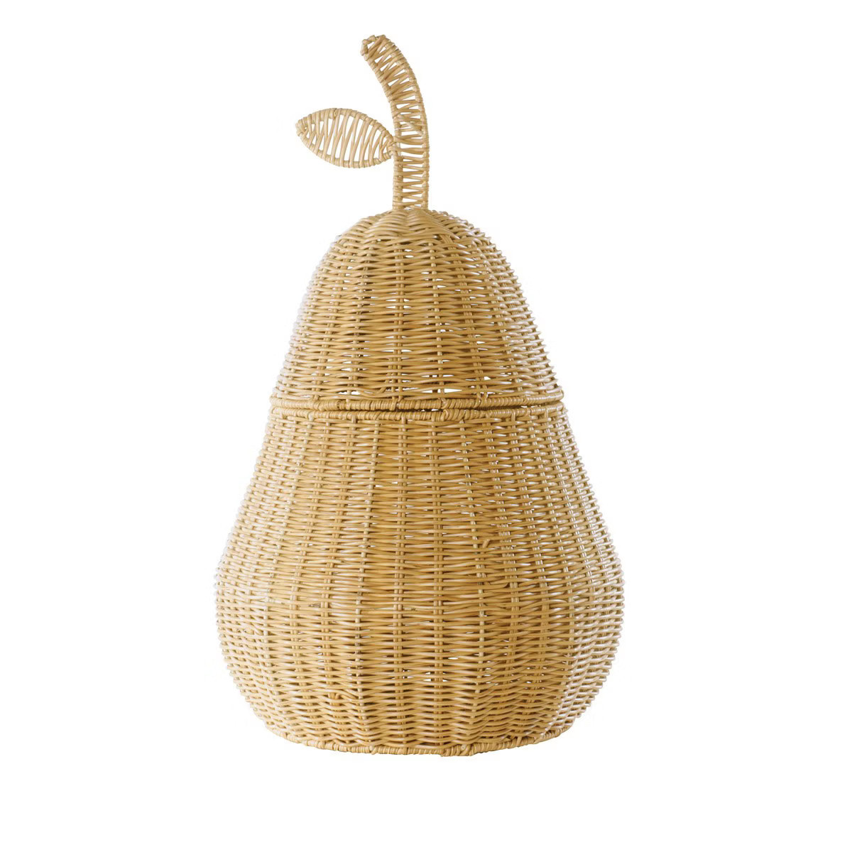 Kaplan Early Learning Pear Washable Wicker Floor Basket | Target