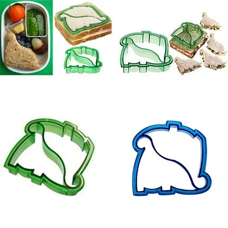 LMZM Funny Dinosaur Shape Lunch Sandwich Toast Cookies Cake Bread Cutter DIY Mold | Walmart (US)
