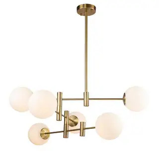 SAFAVIEH Lighting Gideon Chandelier - 32" W x 28" D x 17" H - Overstock - 36057223 | Bed Bath & Beyond