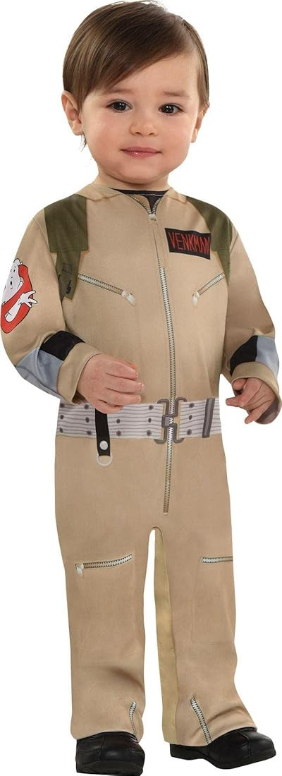 Party City Ghostbusters Halloween Costume for Babies, Includes Printed Jumper with Leg Snaps | Amazon (US)