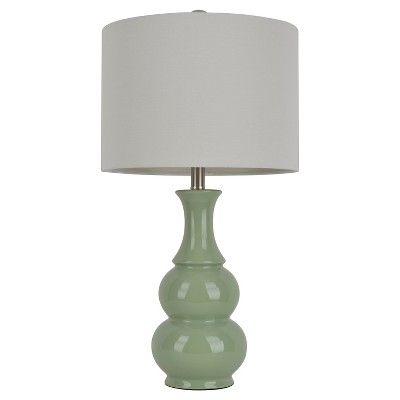 26&#34; Ceramic Table Lamp Light Green - J.Hunt | Target